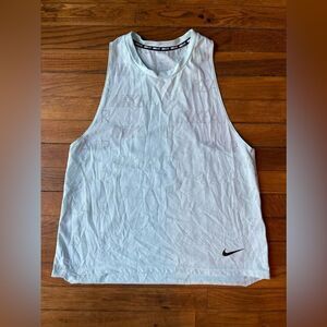 Nike air dri fit  🔵Medium 🔵aqua blue mesh racerback workout tank